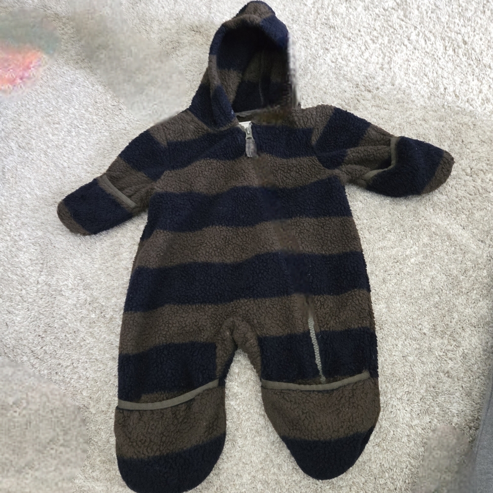 6-12 Month Hatley Fleece Bunting Suit